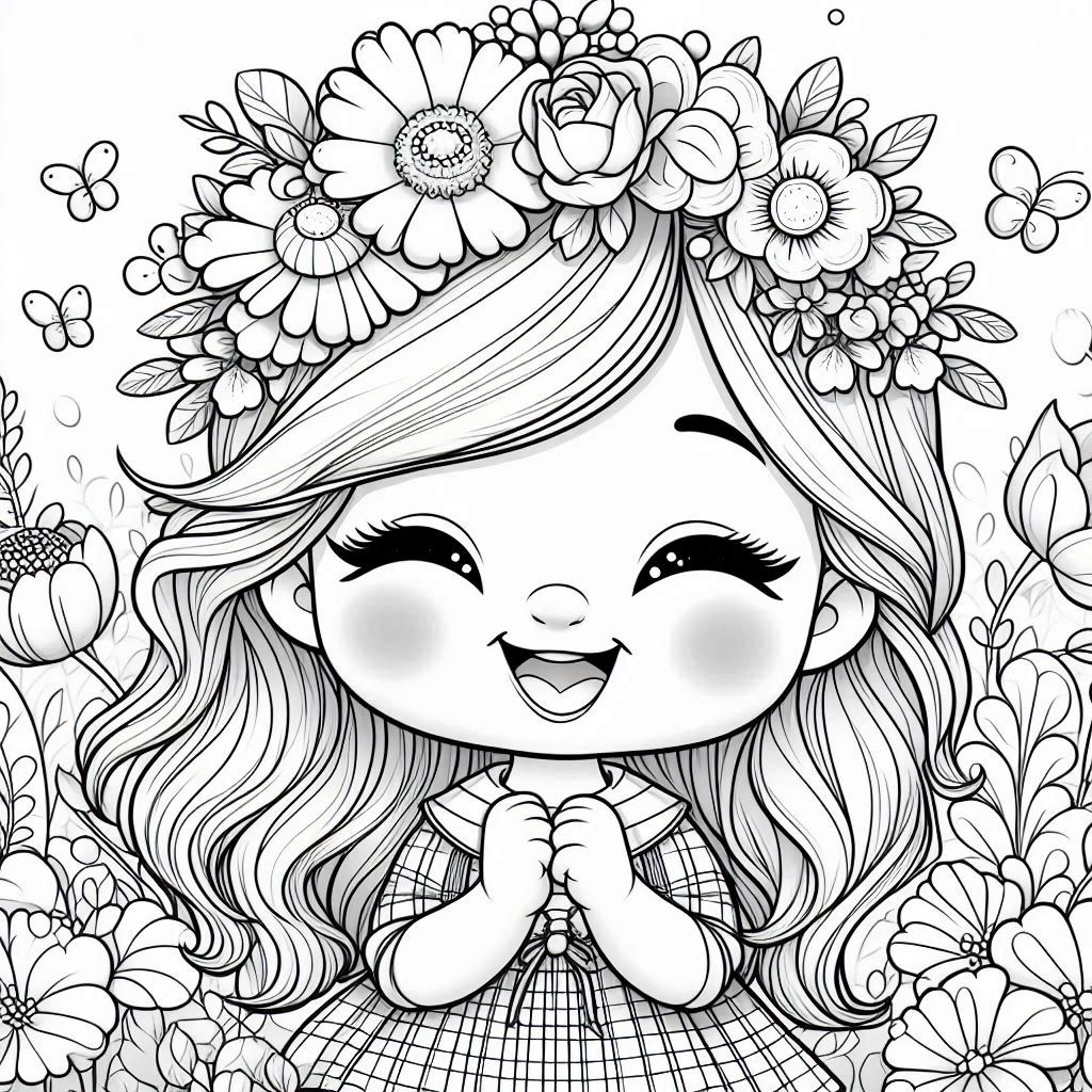 Desenho Para Colorir E Imprimir Menina Desenho Para Colorir E Imprimir Menina