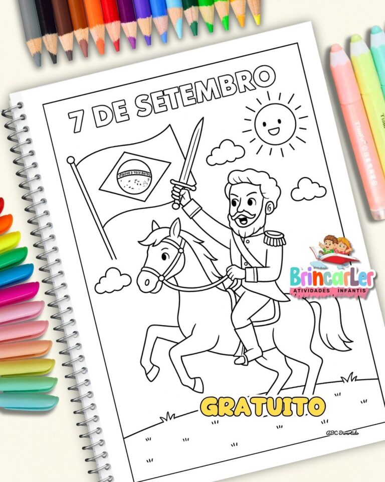 Desenhos Independência do Brasil para Colorir
