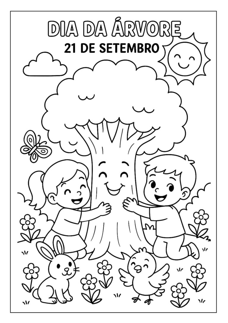 Desenhos para colorir Dia da árvore