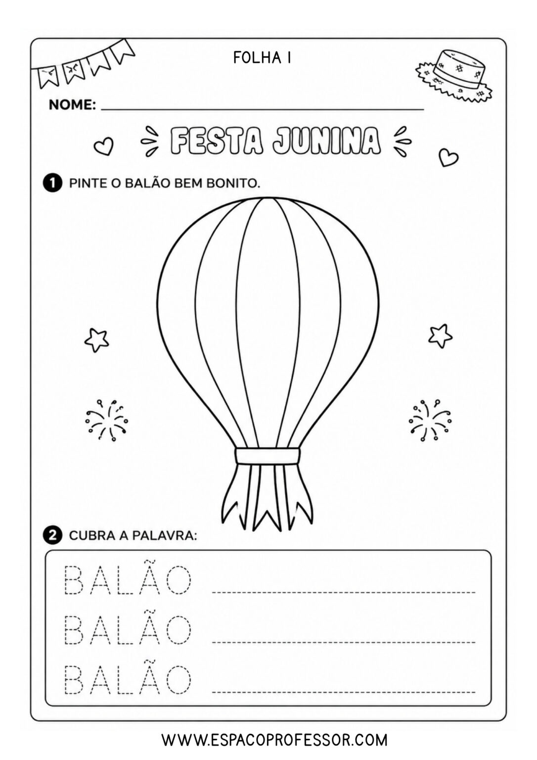 21 Atividades Festa Junina Educação Infantil para Imprimir