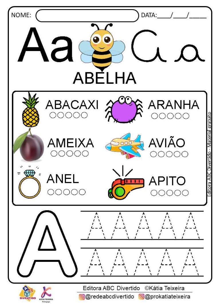 Apostila Atividades com Vogais para Educação Infantil – PDF Gratuito ...